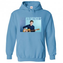 Mendes Singer Guitar Photo of Shawn Printed Hoodie